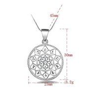 Women &amp; Men Fashion 925 Sterling Silver Plated Pendant Necklace Chain Jewelry N5