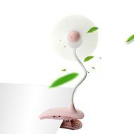 Mystery Portable Mini USB Clip Fan Personal Clip-on / Table Fan with Built-in Rechargeable Battery for Home Office... N3