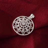 Women &amp; Men Fashion 925 Sterling Silver Plated Pendant Necklace Chain Jewelry N6