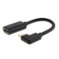 CableCreation Angled Type C (USB-C) to Standard USB 2.0 A Male Cable, USB 3.1 USB-C for Apple The Macbook, Chromebook... N9