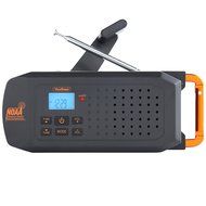 VonHaus NOAA Weather Channel Radio w/ Solar, Dynamo Hand Crank &amp; USB Charging: Portable Weather Radio AM/FM, 7... N7