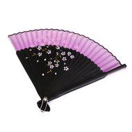 Chinese Folding Pocket Hand Fan (Flower Flying Butterfly) N4