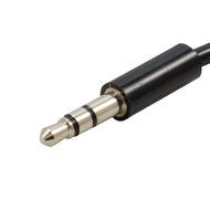 JacobsParts 3.5 MM Coiled Stereo Audio Aux Extension Cable M/F (3 FT)