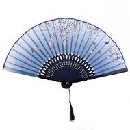 Chinese Folding Pocket Hand Fan (Flower Flying Butterfly) N5