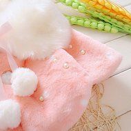 Yaheeda Baby Girl Plush Short Coat Cloak Jacket Outwear Snowsuit Ball Thick Warm Clothes