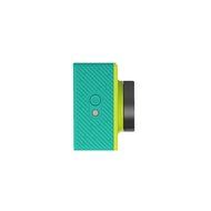 YI Action Camera with Selfie Stick & Bluetooth Remote (US Edition) Lime Green N10