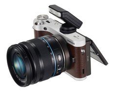 Samsung NX300M 20.3MP CMOS Smart WiFi &amp; NFC Mirrorless Digital Camera with 18-55mm Lens and 3.3" AMOLED Touch... N24