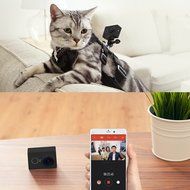 YI Action Camera with Selfie Stick & Bluetooth Remote (US Edition) Lime Green N12