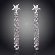 Women Gold Silver Filled Earring Crystal Drop Dangle Hook Stud Earrings Jewelry N11