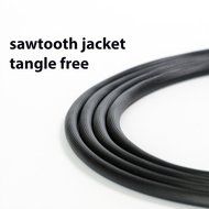 Zeskit Headphones Cable - Silver Plated Copper Conductor, 3.5mm Stereo Audio Jack, Tangle Free Cord (4 feet, Dark... N8
