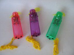 ( Pack of 2 Piece ) Portable Mini Fan W / Light &amp; Lanyard Power By 2AA Batteries ( Not Including)