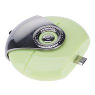 Weka Mini Portable Double Blades USB Powered 2 Speeds Adjustable Desk Table Cooling Fan White N2