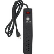 Office + Style 6 Outlet Surge Protector with Dual USB Ports and 6 Ft Cord, Green N4