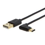 CableCreation Angled Type C (USB-C) to Standard USB 2.0 A Male Cable, USB 3.1 USB-C for Apple The Macbook, Chromebook... N12