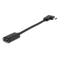CableCreation Angled Type C (USB-C) to Standard USB 2.0 A Male Cable, USB 3.1 USB-C for Apple The Macbook, Chromebook... N13