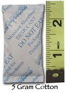 Dry-Packs 5gm Cotton Silica Gel Packet, Pack of 15 N2