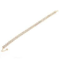 Charm Gold Choker Collar Beads Rhinestone Crystal Pendant Chain Necklace Jewelry N2