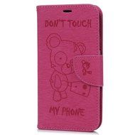 Galaxy S5 Case,Samsung Galaxy S5 Case (I9600) - Wallet Flip Stand Case Embossed Cute Bear PU Leather Case Shockproof...