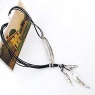 Punk 2016 New Bohemian Leaves Sweater Chain Women Pendant Necklace Gold