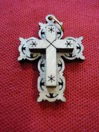 Small Unique Hand Made Olive Wood Crucifix Cross From Jerusalem Holy Land
