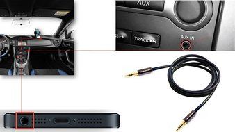 3 Pack Aux Cable High Fidelity Premium 3.5mm Gold Plated 3ft Male to Male Dunamai Stereo Audio for iPhone, iPad... N2