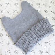 KAKA(TM) Girls&#039; Korean Stylish Winter Warm Knitting Wool Lovely Cat Ears Hat