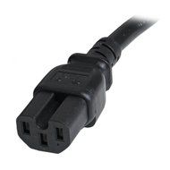 StarTech.com 3 ft 14 AWG Computer Power Cord - IEC C14 to IEC C15 - 3 foot C14 to C15 Power Cord Cable - 14AWG... N3