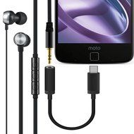 Type C to 3.5mm Headphone Jack Adapter for Moto Z, Stouch Moto Z Type C Port to 3.5mm Female Audio Jack Headphone... N17