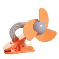 Tee-Zed T01 Clip-On Fan Great for the Beach, Pool, Camping, Work, Lounging or Just Chillin&#039;! -Pink Purple N4