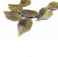 Charm Vintage Bohemia Leaves Pendant Chain Bib Statement Choker Collar Necklace