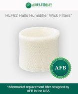 HLF62 Halls Humidifier Wick Filter. Fits HALLS humidifier #'s H620, HLS1300-U and HLS1400-U. Designed by AFB.