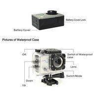 Boddenly Pro5000 HD Wifi 2.0LTPS 170&deg; Wide Angle Lens Sports Action Camera Kit (Golden+WiFi)