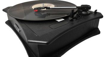 Pyle Home PVNTT5UB Retro Style Vinyl Turntable with USB-To-PC Recording (Black) (Discontinued by Manufacturer) N4