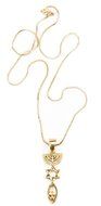 Messianic Star of David Menorah Fish Pendant Gold Plated Necklace From Holy Land