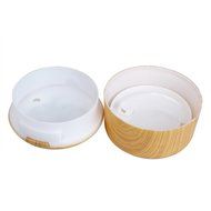 250ml Ultrasonic Home Aroma Humidifier ，Air Diffuser ，Mist Purifier ，Lonizer Atomizer (Brown) N6