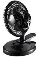 KUL KU33829 2-in-1 2-Speed Desk Fan with Clip Fan and Adjustable Tilt, 6-Inch, Black