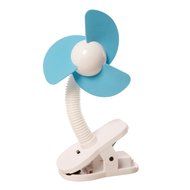 Tee-Zed T01 Clip-On Fan Great for the Beach, Pool, Camping, Work, Lounging or Just Chillin&#039;! -Pink Purple N6