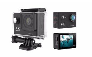 Action Camera Ultra 4K with wifi underwater Waterproof CAM 170 degree View Angle(Black) N3