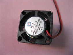 2 pcs Brushless DC Cooling Fan 5V 2510S 5 Blades 2 wire 25x25x10mm Sleeve-bearing Skywalking