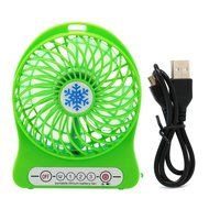 Tangc Mini Super Mute Rechargeable Desktop Fan (Blue) N5