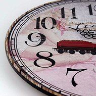 Silent bedroom decor watch wall vintage home decor hours retro round large decorative wall clock N2