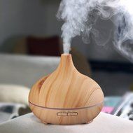 Magnet 300ml LED Cool Mist Humidifier Ultrasonic Aroma Essential Oil Diffuser Quietly Operation for Office Home... N4
