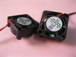 2 pcs Brushless DC Cooling Fan 5V 2510S 5 Blades 2 wire 25x25x10mm Sleeve-bearing Skywalking N2