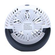 Small Desk Fan,Ladyker 5 Inch Rechargeable Portable Handheld Mini USB Fans for Travelling Camping Car Office Desktop...