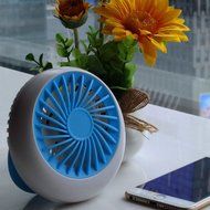 Small Desk Fan,Ladyker 5 Inch Rechargeable Portable Handheld Mini USB Fans for Travelling Camping Car Office Desktop... N2