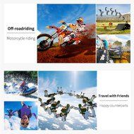 [Prime] Fixing.DIY&reg; Black 12MP Full HD 1080P Bicycle Motorcycle Ski Helmet Sports DV Action Waterproof Car Video... N6