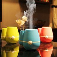 Mini Mist Ultrasonic Home Aroma Humidifier Air Diffuser Purifier Whisper-quiet Operation Atomizer
