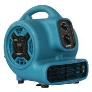 XPOWER P-230AT 1/5 HP 800 CFM 3 Speeds Mini Air Mover with 3-Hour Timer and Built-In Dual Outlets for Daisy Chain