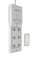 Belkin 8-Outlet Conserve Switch&#129; Surge Protector with 4-Foot Cord and Remote, F7C01008q N21