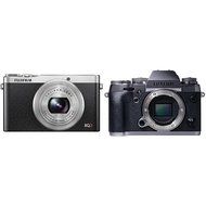 Fujifilm XQ2 Silver with X-T1 Graphite Silver Body